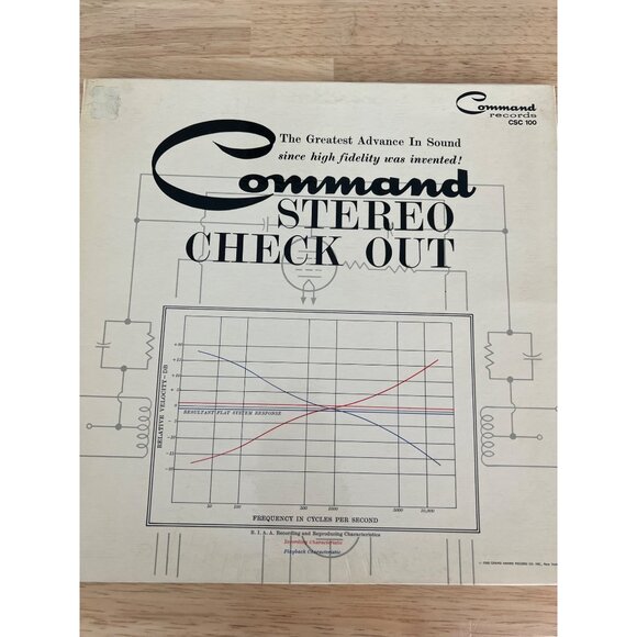 Command Stereo Check Out Vinyl Album CSC-100 Vintage Record - Picture 1 of 5